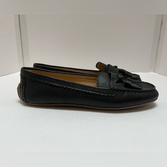 Talbots Everson driving moccasin black color size 7 - Picture 3 of 7